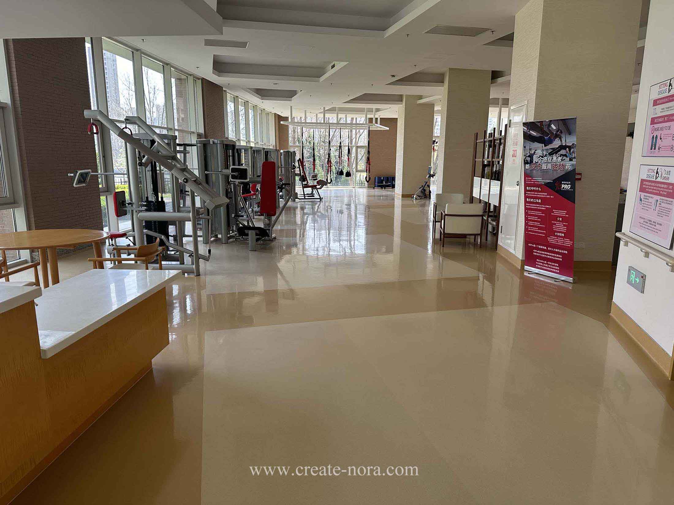 the photo of nora rubber flooring in VITUP International Hospital 12